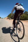 Biking uphill