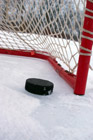 Hockey  Net and Puck