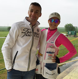 with bronze Olympic medalist /skeet/ D.Bartekova